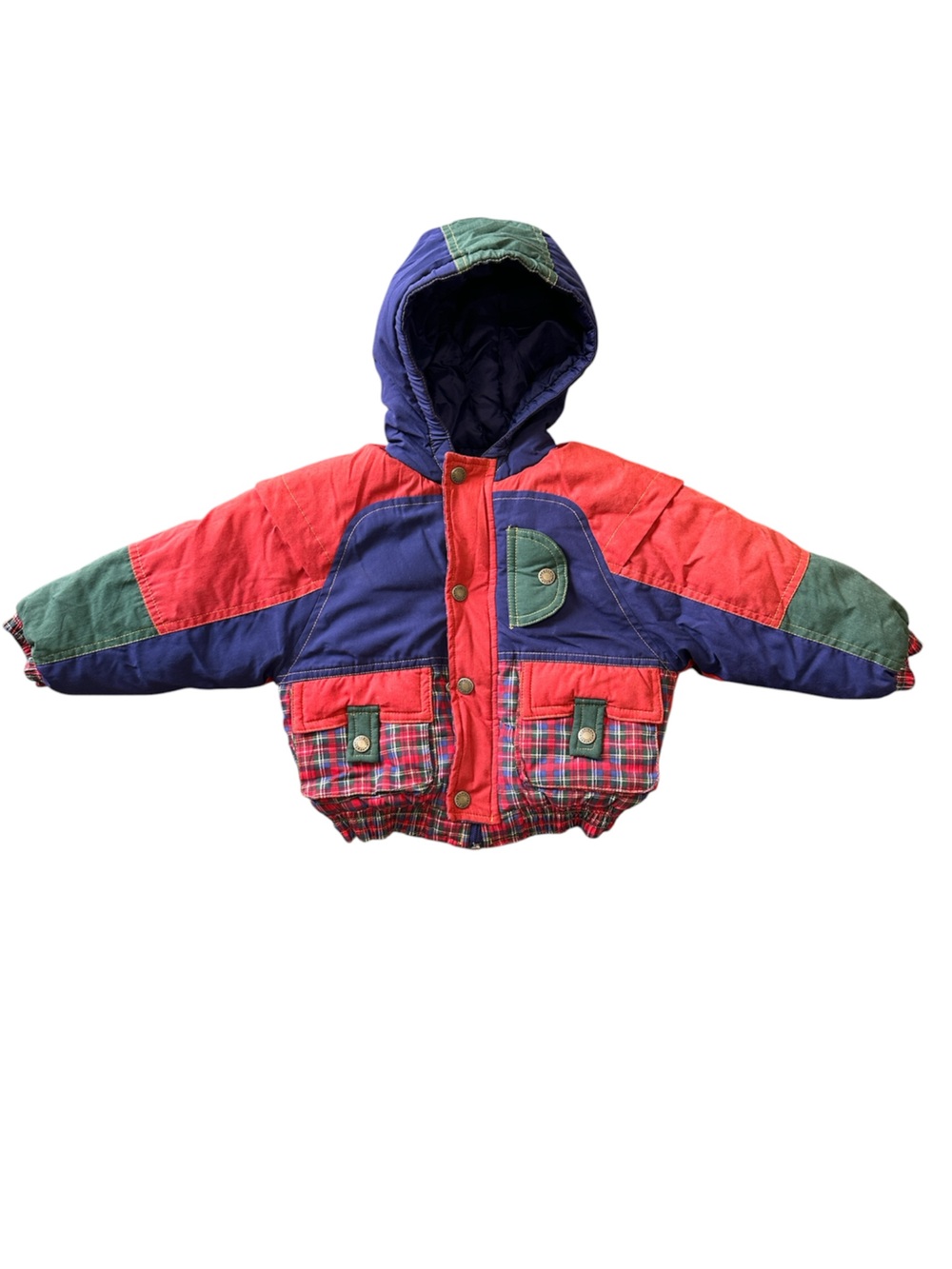 Vintage Carter's Outerwear colorblock puffer jacket size 3T